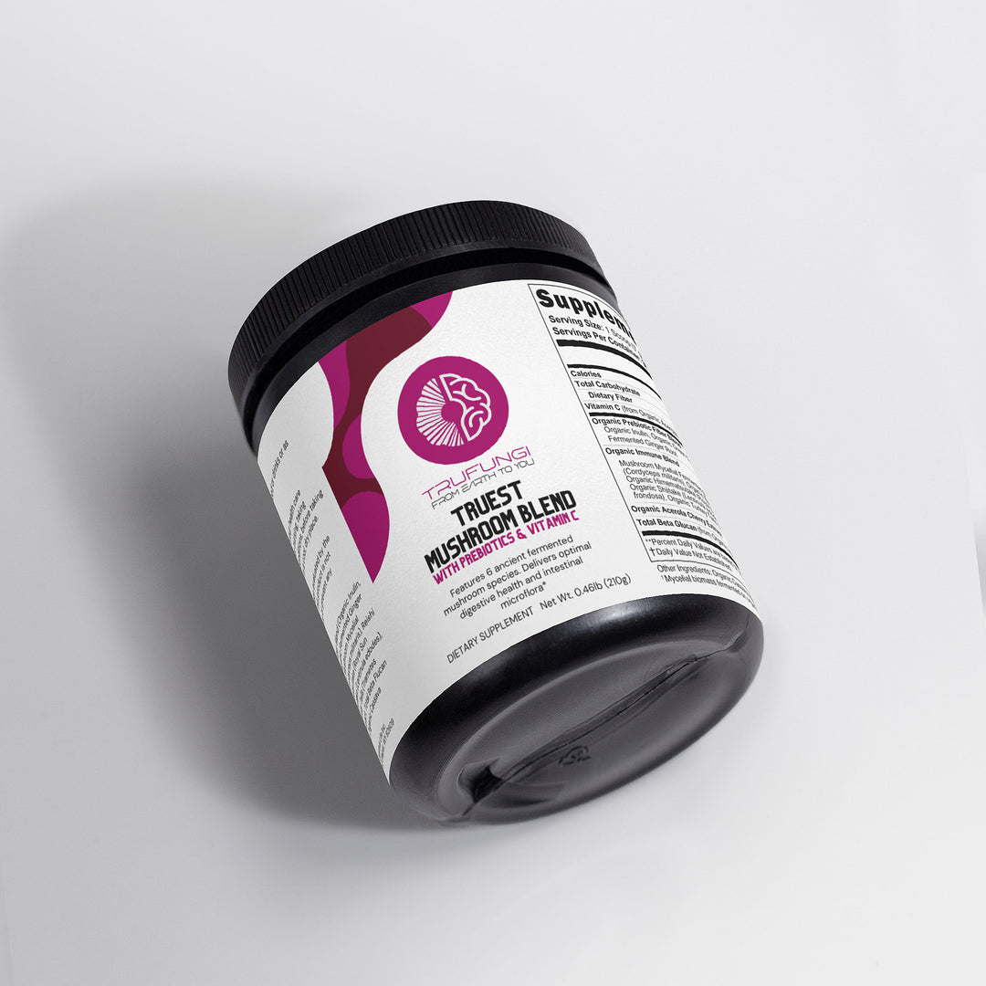 TRUFUNGI - Prebiotics & Vitamin C Mushroom Blend - QLIFE Wellness