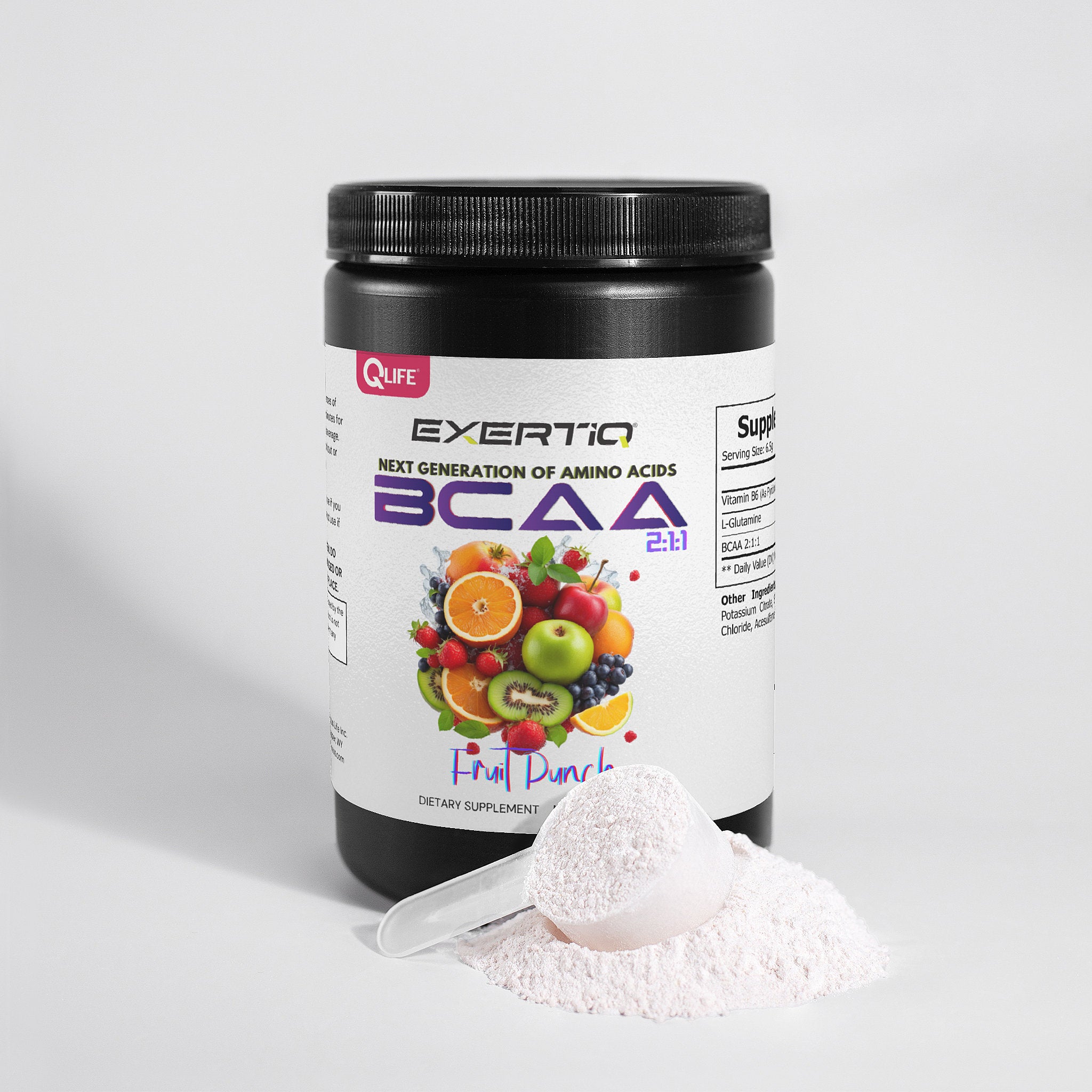 BCAA Shock Powder (Fruit Punch) - QLIFE Wellness
