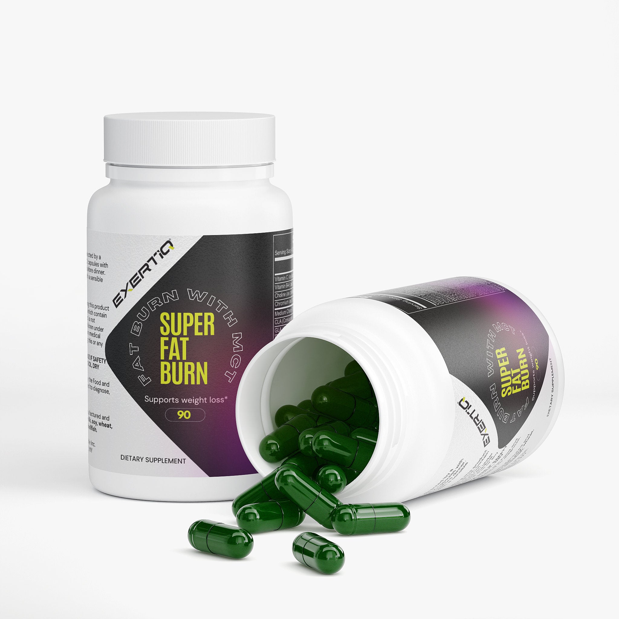 EXERTIQ - Super Fat Burner with MCT - QLIFE Wellness