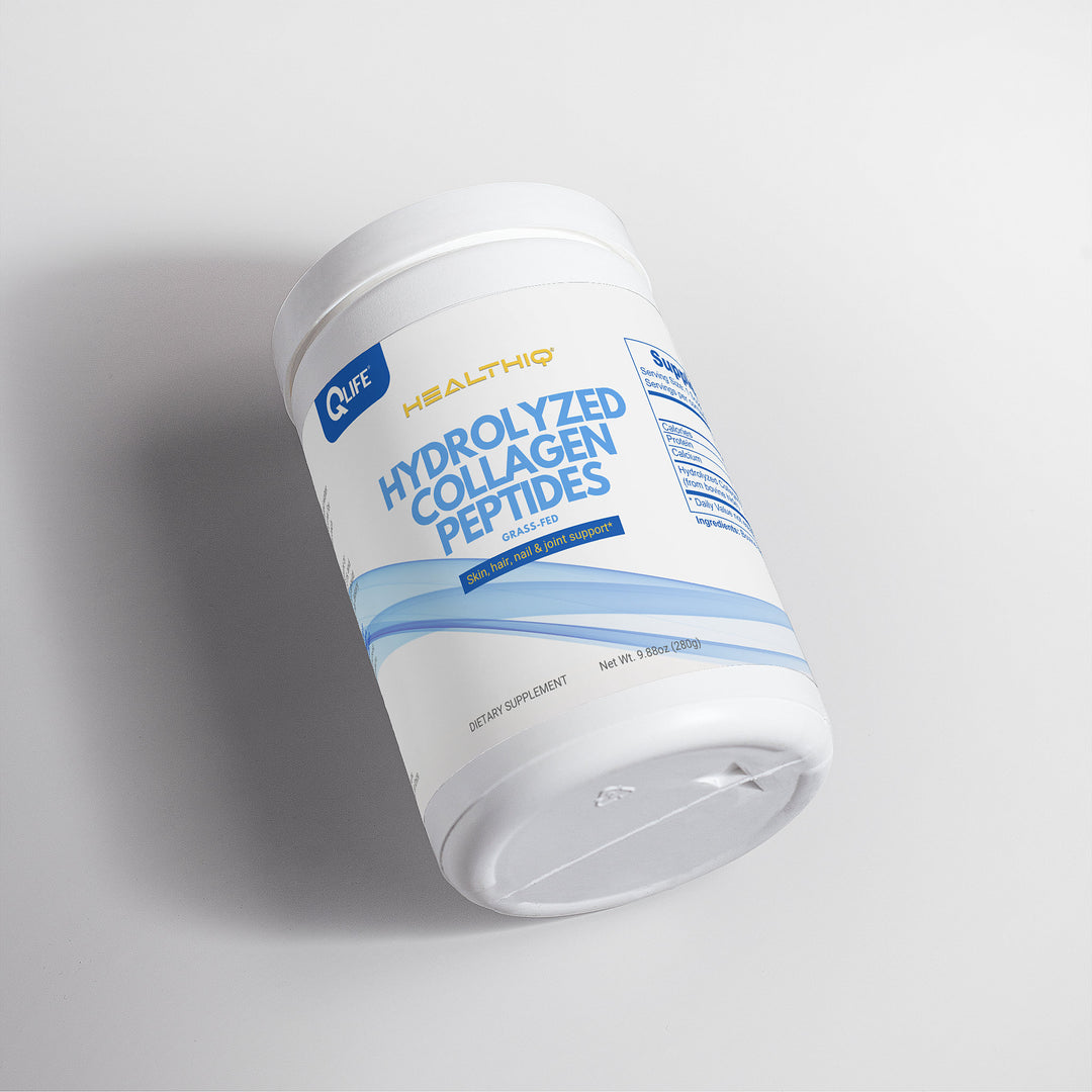 HEALTHIQ - Grass - Fed Hydrolyzed Collagen Peptides - QLIFE Wellness