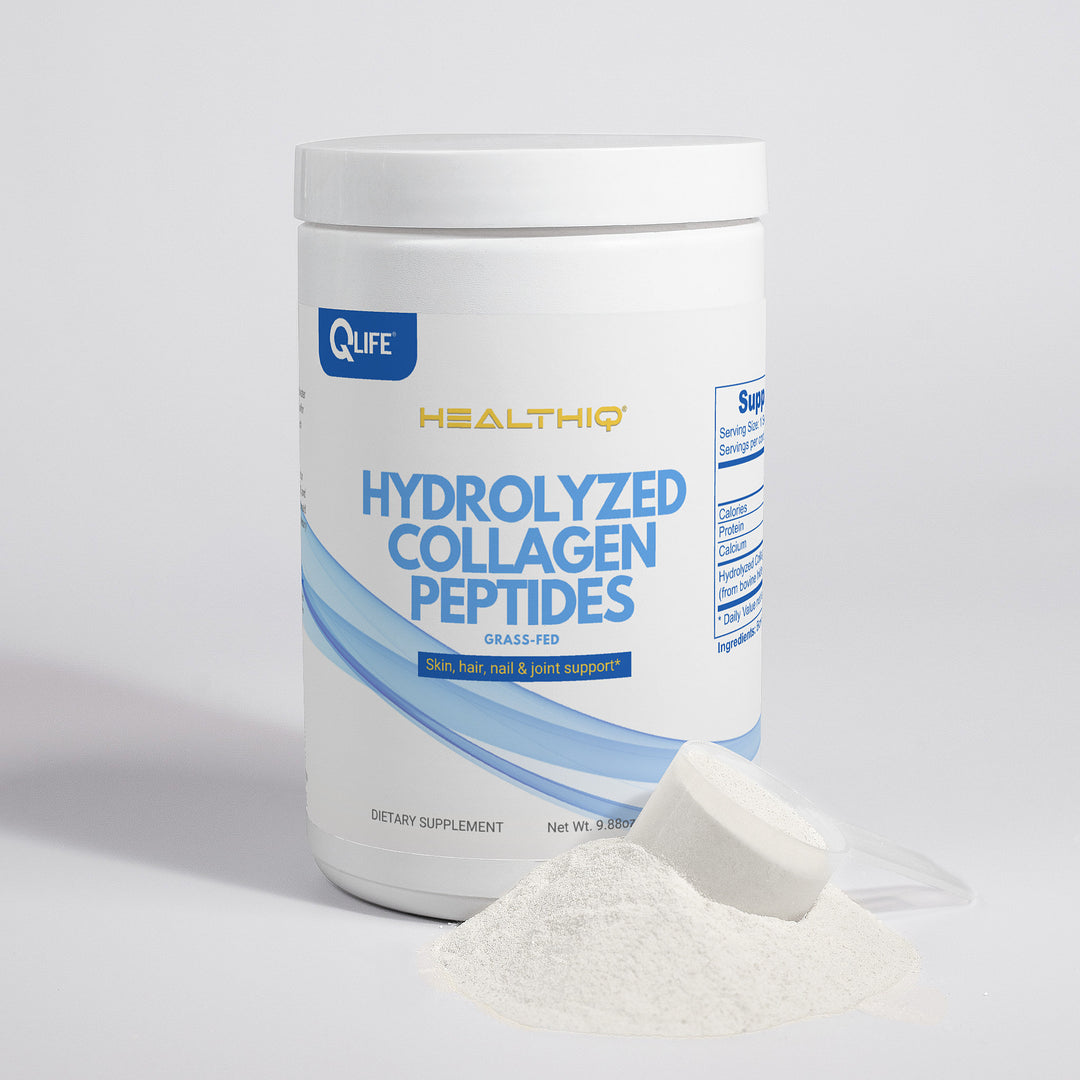 HEALTHIQ - Grass - Fed Hydrolyzed Collagen Peptides - QLIFE Wellness