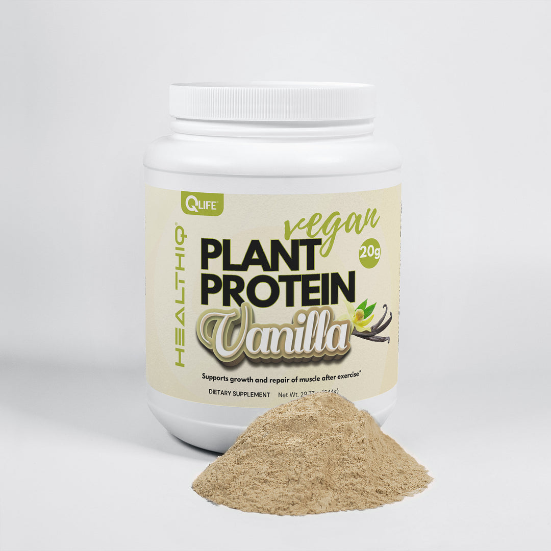HEALTHIQ Plant Protein (Vanilla) - QLIFE Wellness