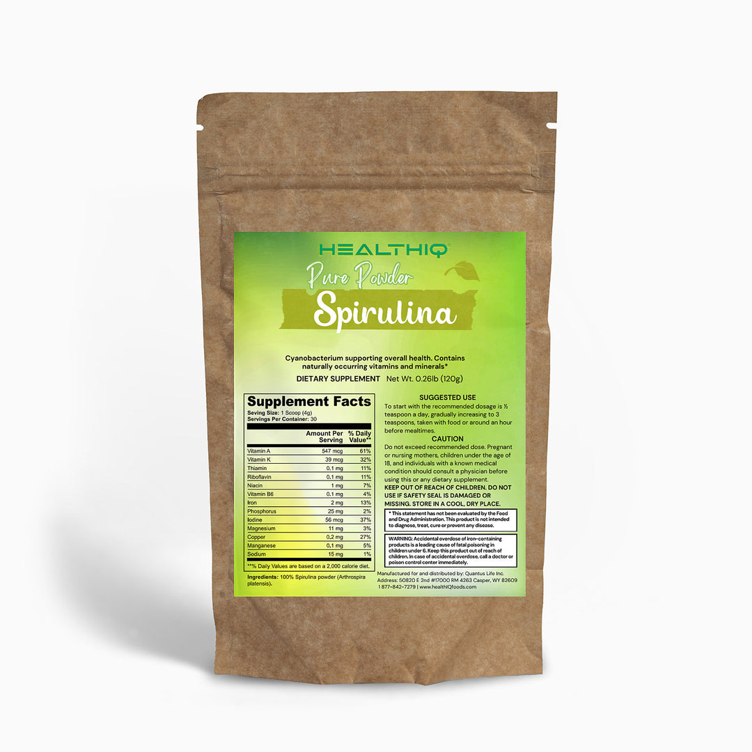 HEALTHIQ - Organic Spirulina Powder