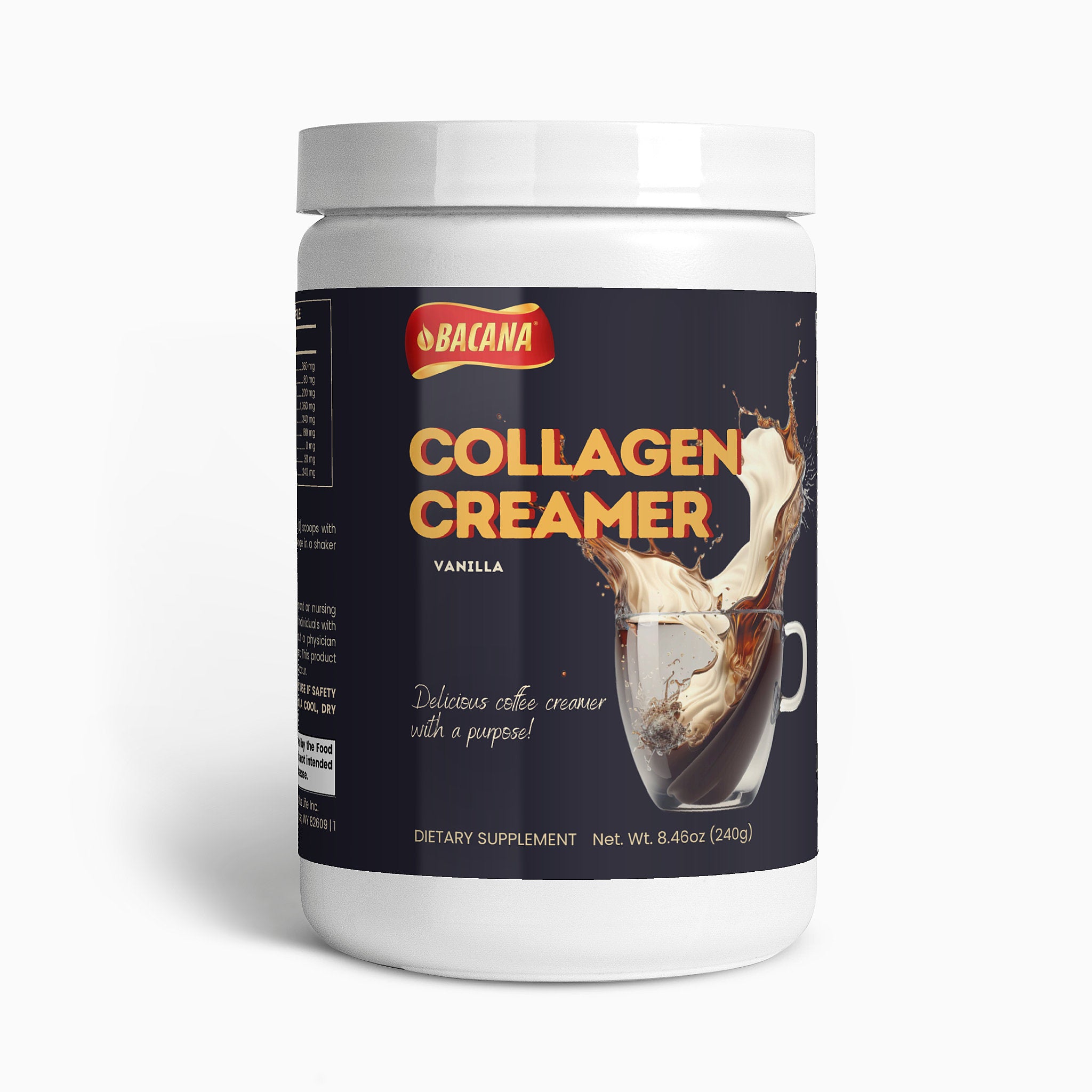 Bacana Coffee Collagen Creamer (Vanilla)