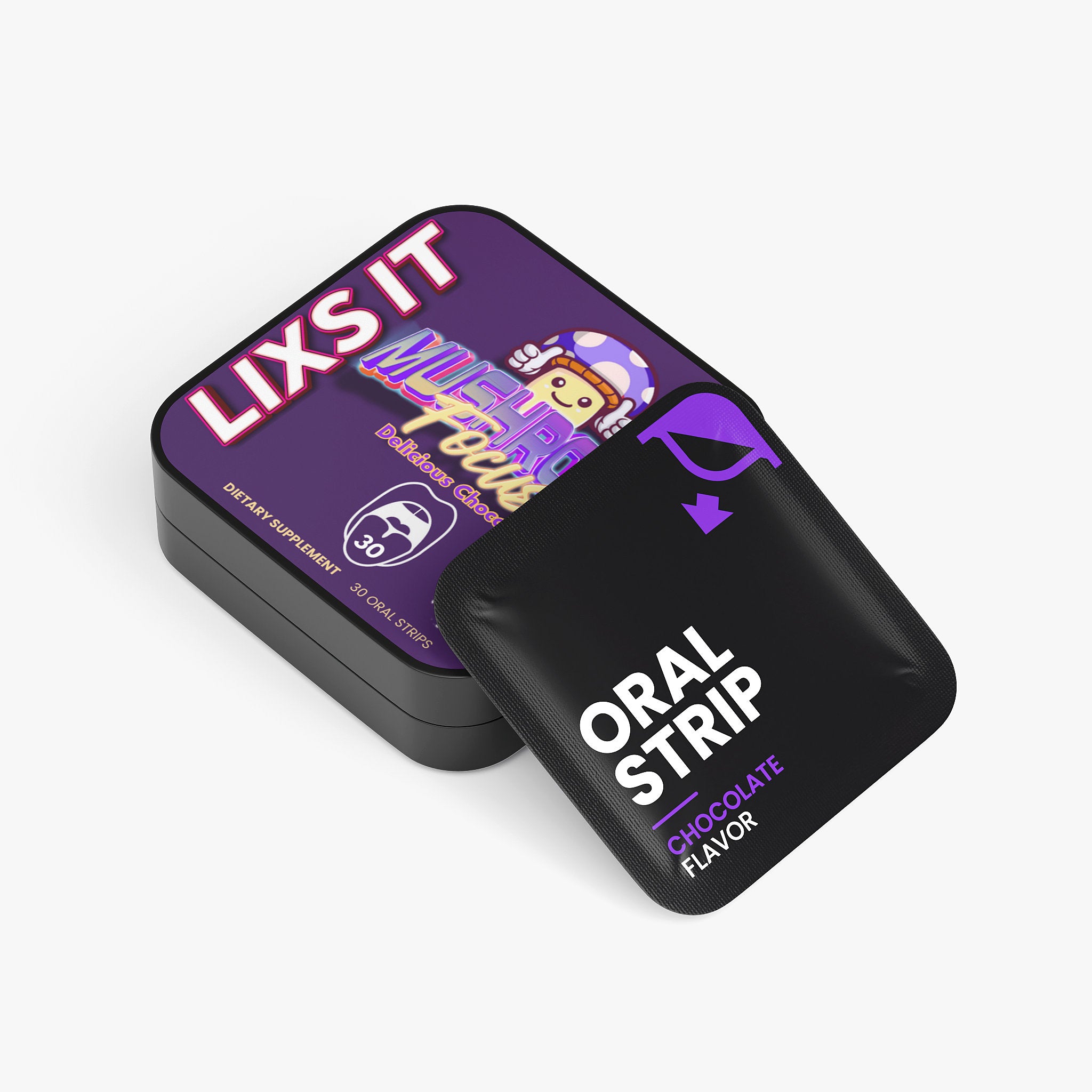 LIXS IT Mushroom Focus Strips - QLIFE Wellness