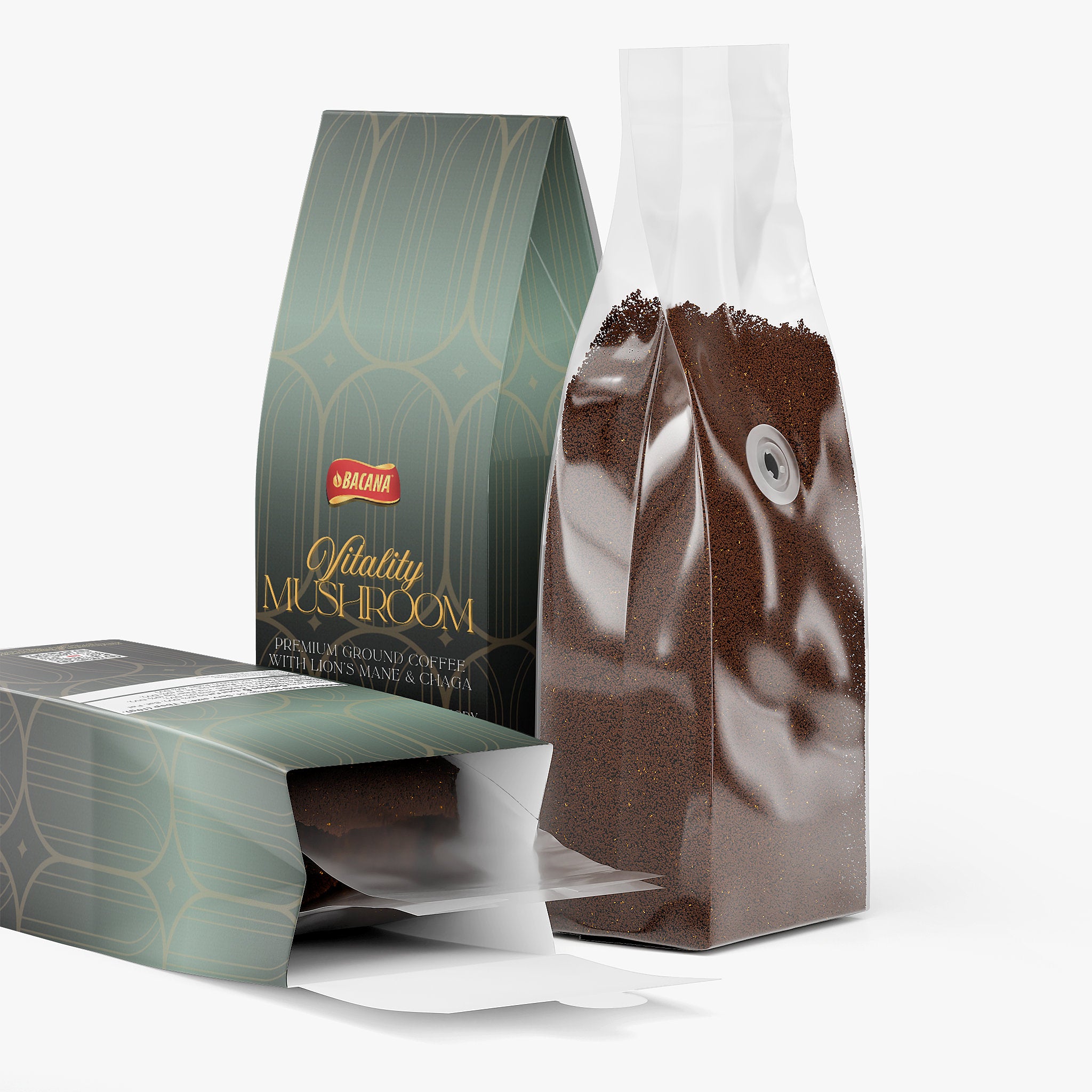 Bacana Vitality Mushroom Coffee (Medium Roast) - QLIFE Wellness