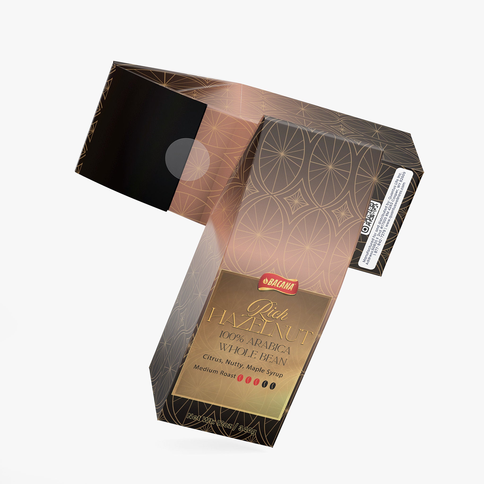 Bacana Rich Hazelnut Coffee (Medium Roast) - QLIFE Wellness