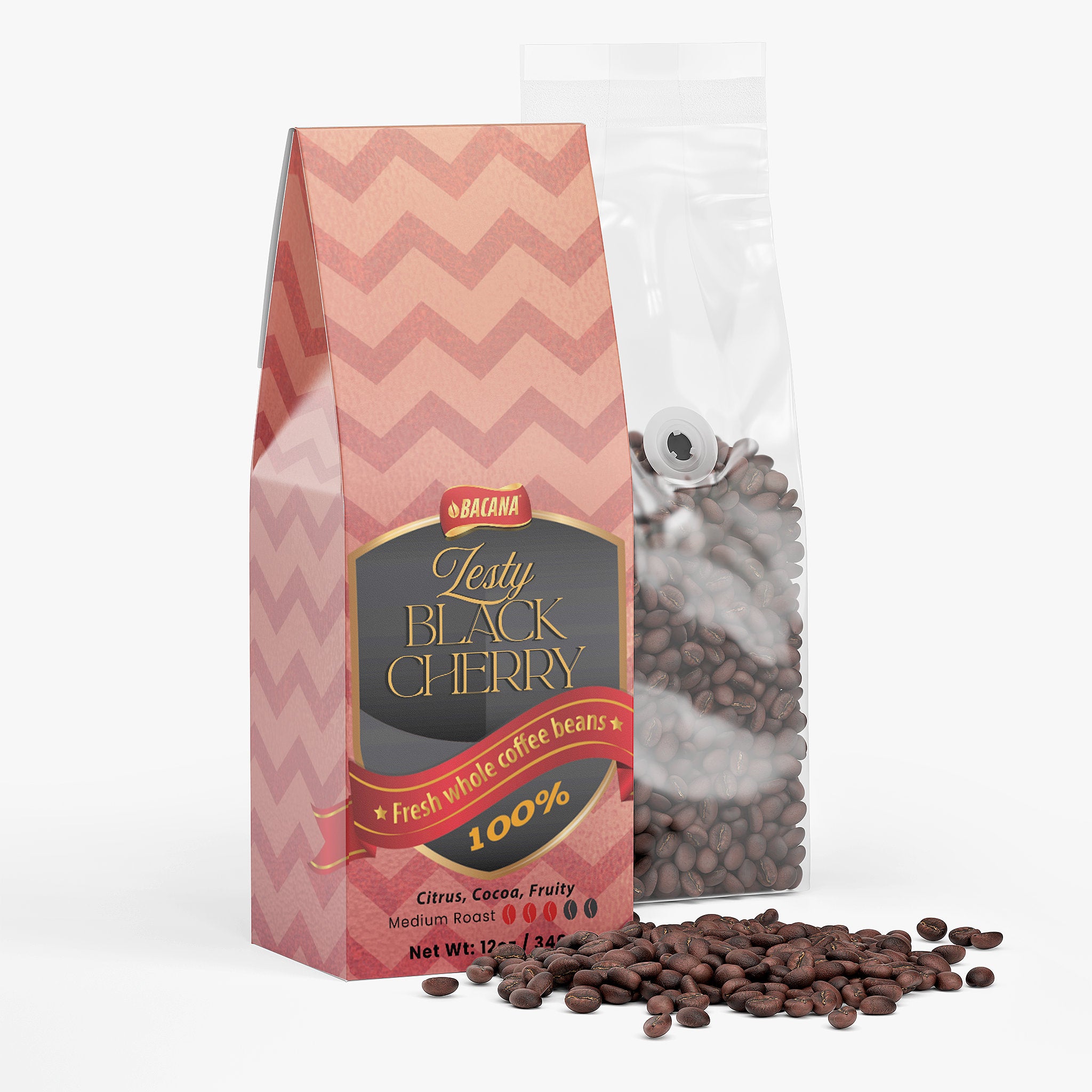 Bacana Zesty Black Cherry Coffee (Medium Roast) - QLIFE Wellness
