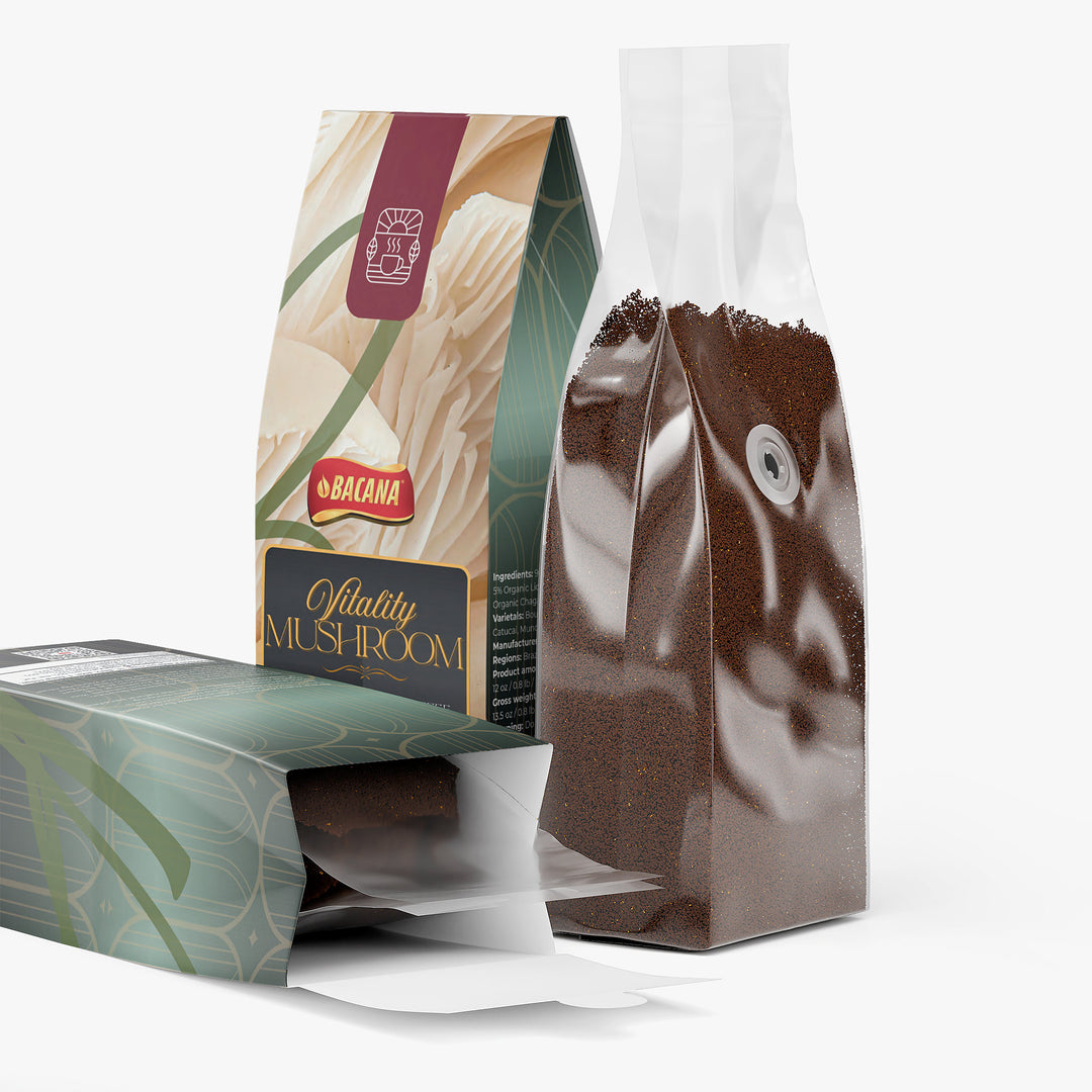 Bacana Vitality Mushroom Coffee (Medium Roast) - QLIFE Wellness