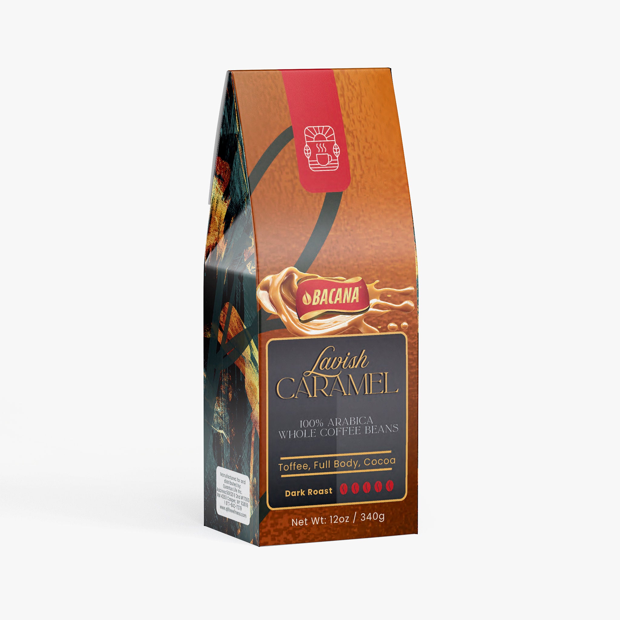 Bacana Lavish Caramel Coffee (Dark Roast) - QLIFE Wellness