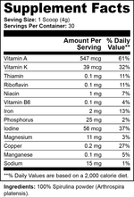 Load image into Gallery viewer, HEALTHIQ - Organic Spirulina Powder - QLIFE Wellness
