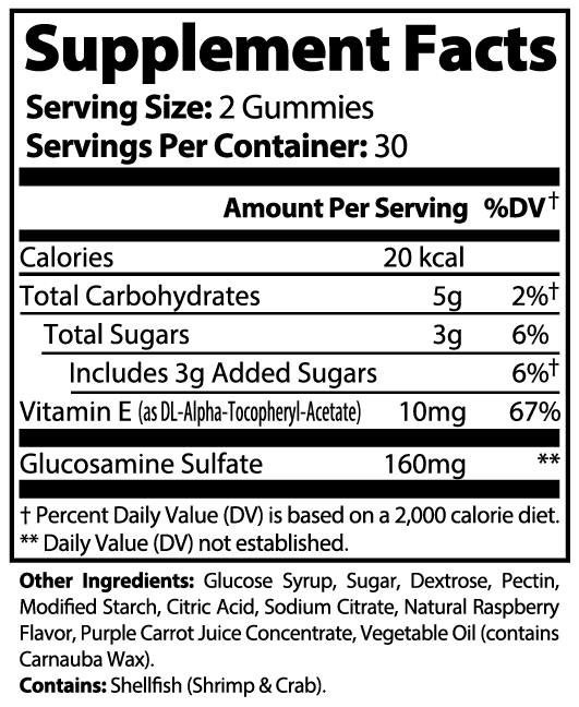 QLIFE Glucosamine Gummies - QLIFE Wellness