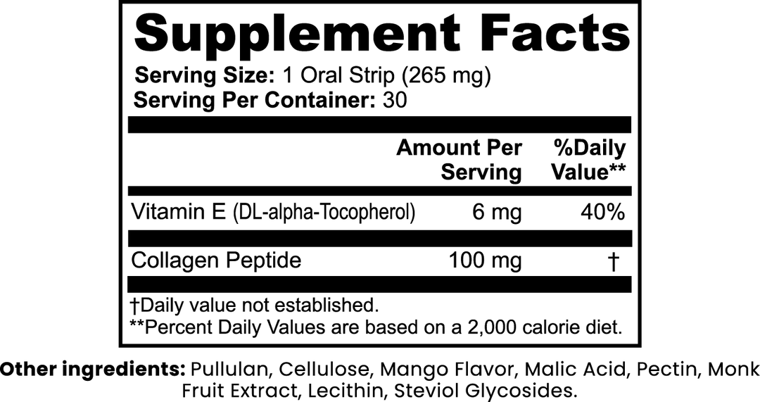 LIXS IT Collagen Strips - QLIFE Wellness