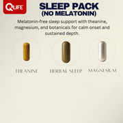 QLIFE Sleep Pack (Melatonin‑Free) - 30 Packs - QLIFE Wellness
