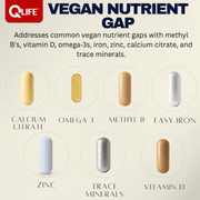 QLIFE Vegan Nutrient Gap - 30 Packs - QLIFE Wellness