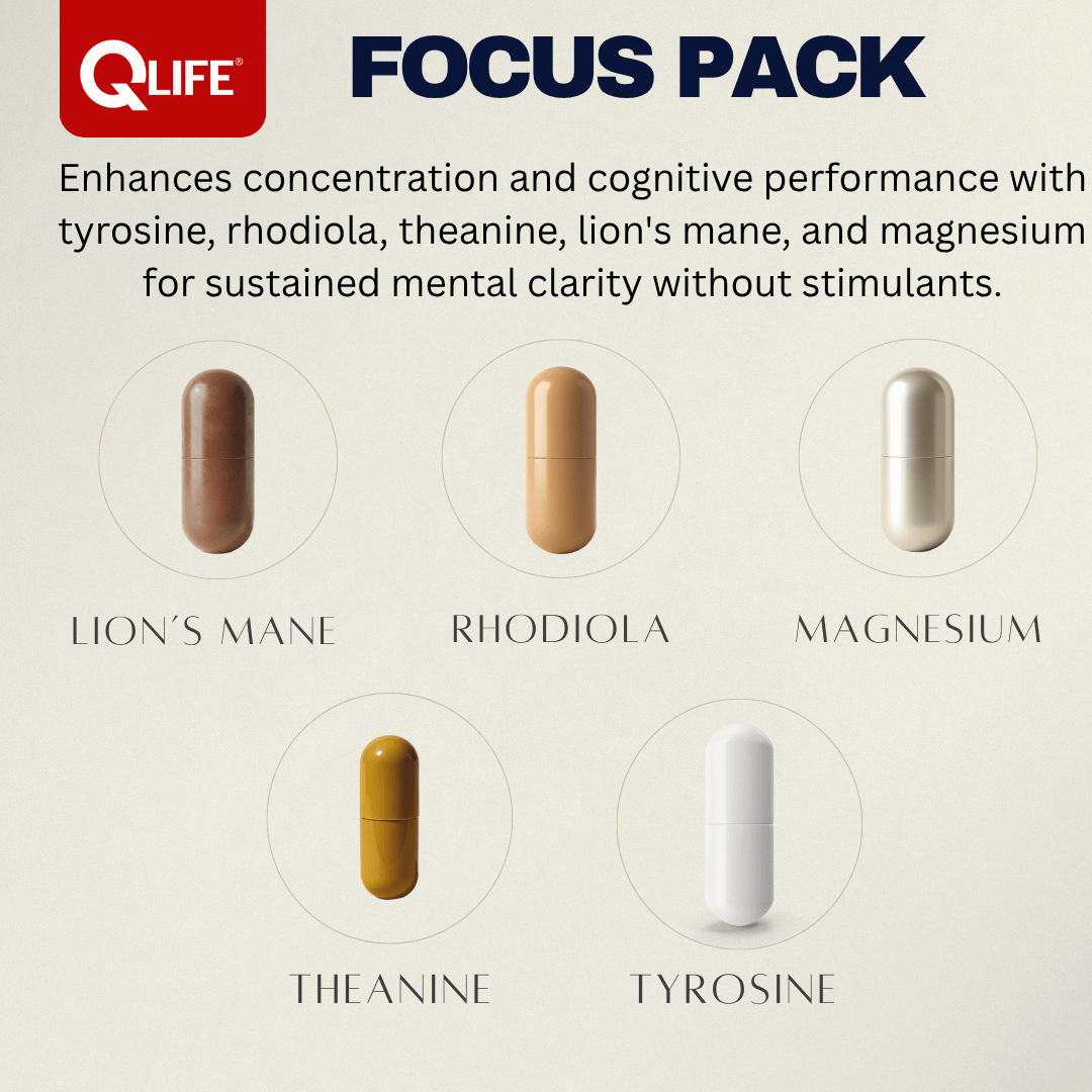 QLIFE Focus - 30 Packs - QLIFE Wellness