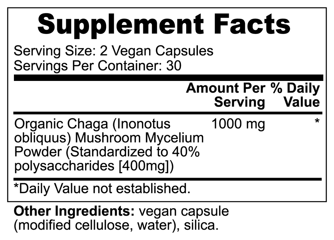 TRUFUNGI - Chaga Mushroom